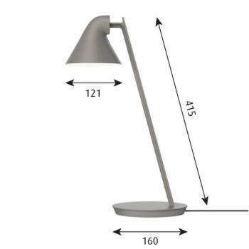 Louis Poulsen NJP Mini LED lámpa vakondszínű