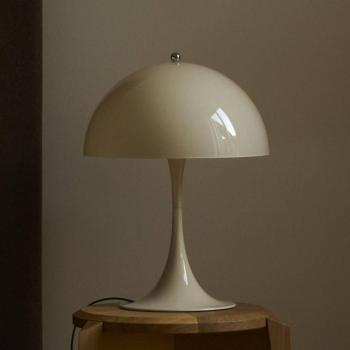 Louis Poulsen Panthella 320 asztali lámpa, bézs, Ø 32 cm, E14 kép