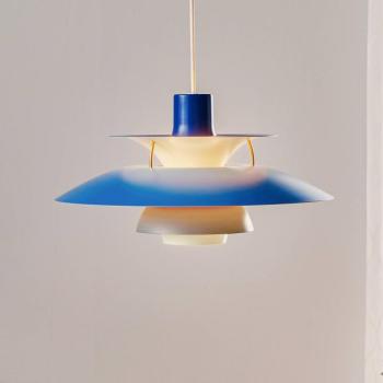 Louis Poulsen PH 5 500 lógó világítás, kék, Ø 50 cm kép