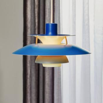 Louis Poulsen PH 5 300 lógó világítás, kék, 30 cm kép