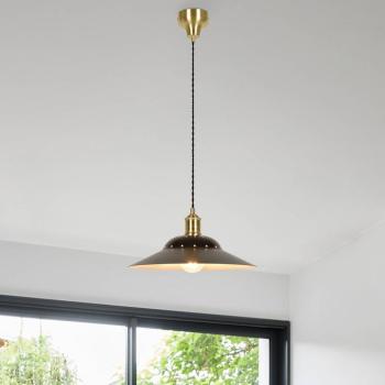 Louise lógó világítás, matt fekete, Ø 38 cm, fém kép