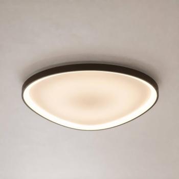 Lucande Asken LED mennyezeti világítás, 61 cm, barna, CCT, dimmelhető kép