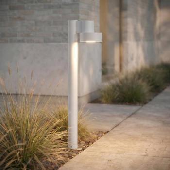 Lucande Elune LED ösvény világítás, világosszürke, IP44, magasság 77 cm kép