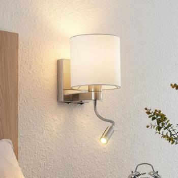 Lucande fali lámpa Brinja, 45 cm, forgatható, olvasólámpa, E27 kép
