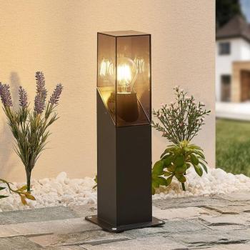 Lucande Fiola talapzati világítás, 40 cm, antracit, IP54 kép
