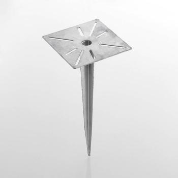 Lucande földtüske Cadis, ezüst színű, fém, 38 cm magas kép
