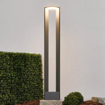 Lucande Jeny LED-es függőlámpa, 100 cm, antracit, alumínium kép
