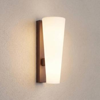 Lucande Jovra LED kültéri fali világítás, corten acél, magasság 32 cm kép