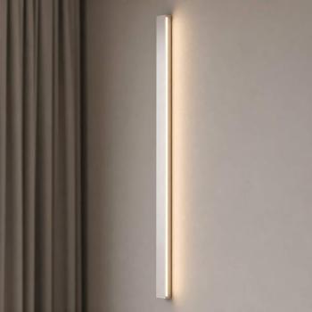 Lucande Kinsley LED fali világítás, 90 cm, nikkel, dimmelhető, CCT kép