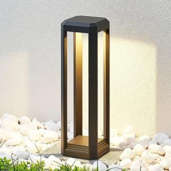 Lucande LED állólámpa Fery, antracit, fém, 50cm, IP65 kép