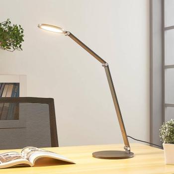 Lucande LED asztali lámpa Mion, 41 cm, kerek, fényerőszabályozható kép