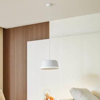 Lucande LED-es függőlámpa Faelinor, fehér, alumínium, Ø 35 cm kép