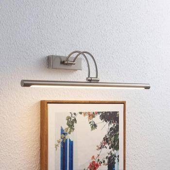 Lucande LED-es képvilágítás Dimitrij, nikkel, fém, 54cm kép