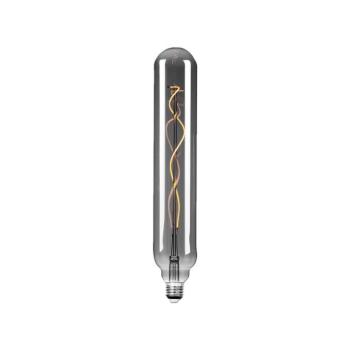 Lucande LED fénycső, E27, 4 W, átmérő 6 cm, füstös, 1800 K kép