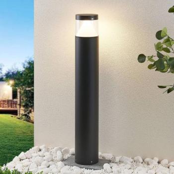 Lucande LED-es oszloplámpa Darja, antracit, fém, 100cm, IP54 kép