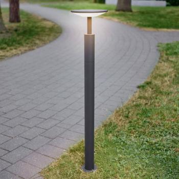 Lucande LED-es útvilágítás Fenia, 100 cm, antracit, IP65 kép