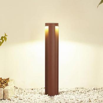Lucande Raiku LED ösvény világítás, rozsda színű, alumínium, 65 cm kép