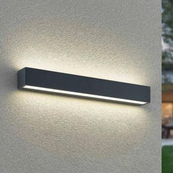 Arcchio LED fali világítás Lengo, 50 cm, 2 izzós, antracit, CCT kép