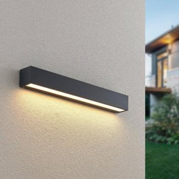 Lucande LED fali világítás Lengo, 50 cm, antracit, lefelé irányuló, 3000 K kép