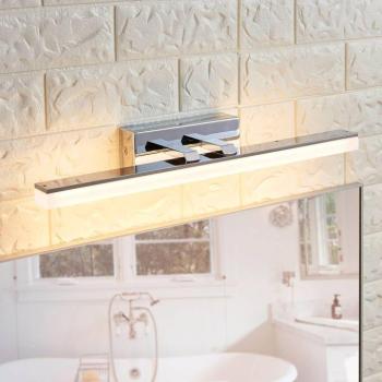 Lucande LED fürdőszoba fali lámpa Julie, 46cm, króm, fém, IP44 kép