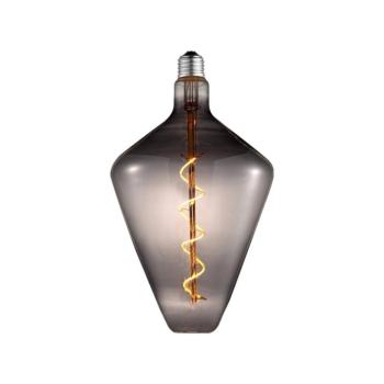 Lucande LED izzó, gömb alakú, E27 4W, füstös, Ø 15 cm, 1800K kép