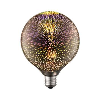 Lucande LED izzó E27, átmérő 12,5 cm, 4 W, 3D tűzijáték kép