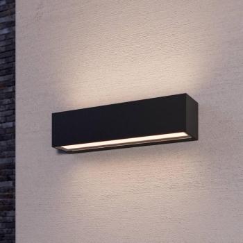 Lucande LED fali világítás Lengo, 25 cm, antracit, felfelé/lefelé 3000 K kép