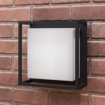 Lucande LED kültéri fali világítás Ilirian, antracit, alumínium, 25 cm kép