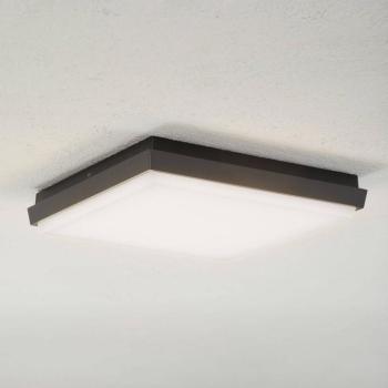 Lucande LED kültéri mennyezeti lámpa Amra, 30 cm, szögletes, antracit kép