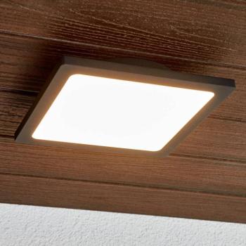 Lucande LED kültéri mennyezeti lámpa Mabella, 23 cm, antracit kép