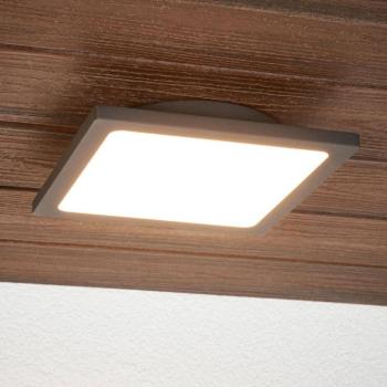 Lucande LED kültéri mennyezeti világítás Mabella, 23 cm, érzékelő, IP65 kép