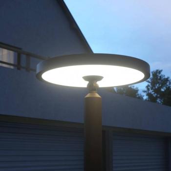 Lucande LED kültéri világítás Akito, antracit, 220 cm, IP54 kép