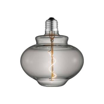 Lucande LED-haranglámpa, E27, 4 W, átmérő 16 cm, 1800 K, füstös kép
