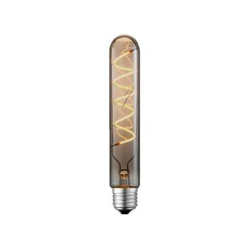 Lucande LED fénycső, E27, 4 W, átmérő 3 cm, füstös, 1800 K kép