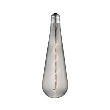 Lucande LED csepp alakú lámpa E27 4 W, füstös, Ø 9 cm, 1800 K kép