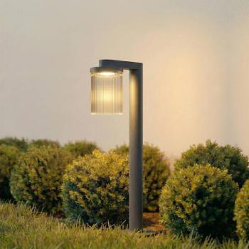 Lucande LED ösvény világítás Beelia, antracit, 60 cm, barázdált kép
