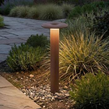 Lucande LED ösvény világítás Haloa, barna/rozsdás, magasság 50 cm, IP54 kép
