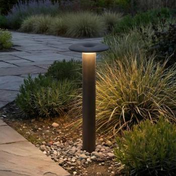 Lucande LED ösvény világítás Haloa, fekete, magasság 50 cm, IP54 kép