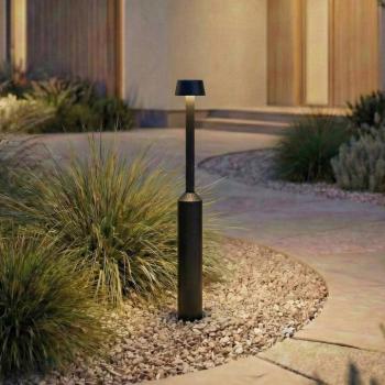 Lucande LED ösvény világítás Tareko, 90 cm, antracit, IP65 kép
