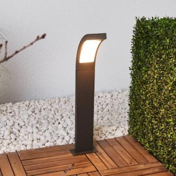 Lucande LED pillér világítás Juvia, 60 cm, antracit, IP54 kép