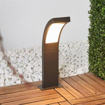 Lucande LED talapzati világítás Juvia, 40 cm, antracit, IP54 kép