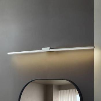 Lucande LED tükör lámpa Kivana, króm, fém, 120 cm, IP44 kép