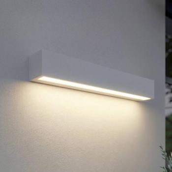 Lucande Lengo LED kültéri fali világítás, 50 cm, fehér, lefelé irányuló fény, kép