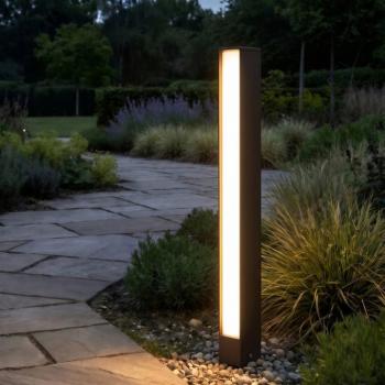 Lucande Lirka LED ösvény világítás, magasság 60 cm, rozsda, IP65 kép