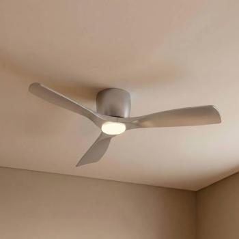 Lucande Moneno intelligens LED mennyezeti ventilátor, ezüst, DC, Tuya kép