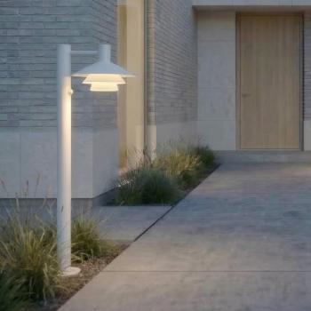 Lucande Montaro LED ösvény világítás, 100 cm, fehér, érzékelővel kép