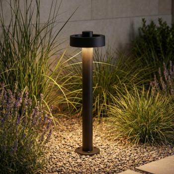 Lucande Nirella LED ösvény világítás, 60 cm, fekete, CCT, IP65 kép
