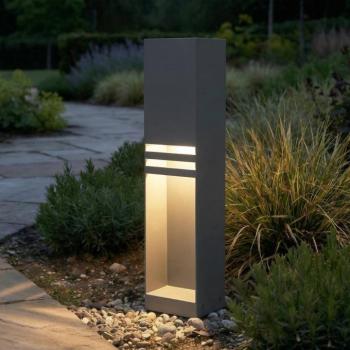 Lucande Oxido LED ösvény világítás, antracit, magasság 50 cm, IP44 kép