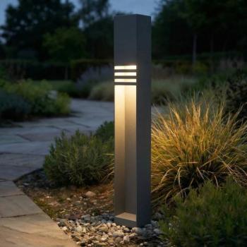 Lucande Oxido LED ösvény világítás, antracit, magasság 80 cm, IP44 kép