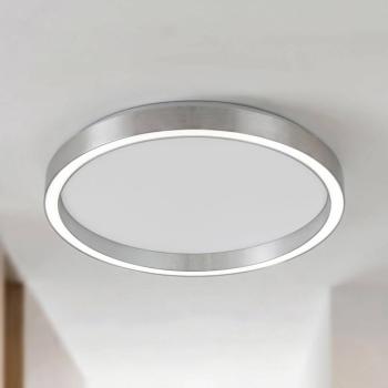Lucande Rotundo LED mennyezeti világítás, 40 cm átmérőjű, alumínium, dimmelhető kép